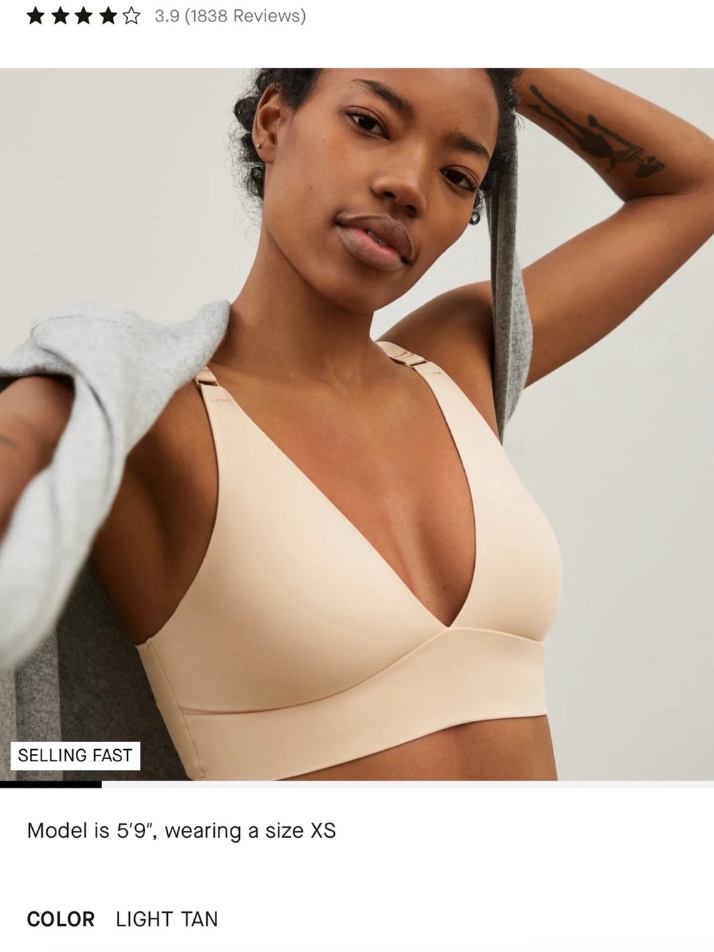 Everlane Seamless Wireless Bralettes